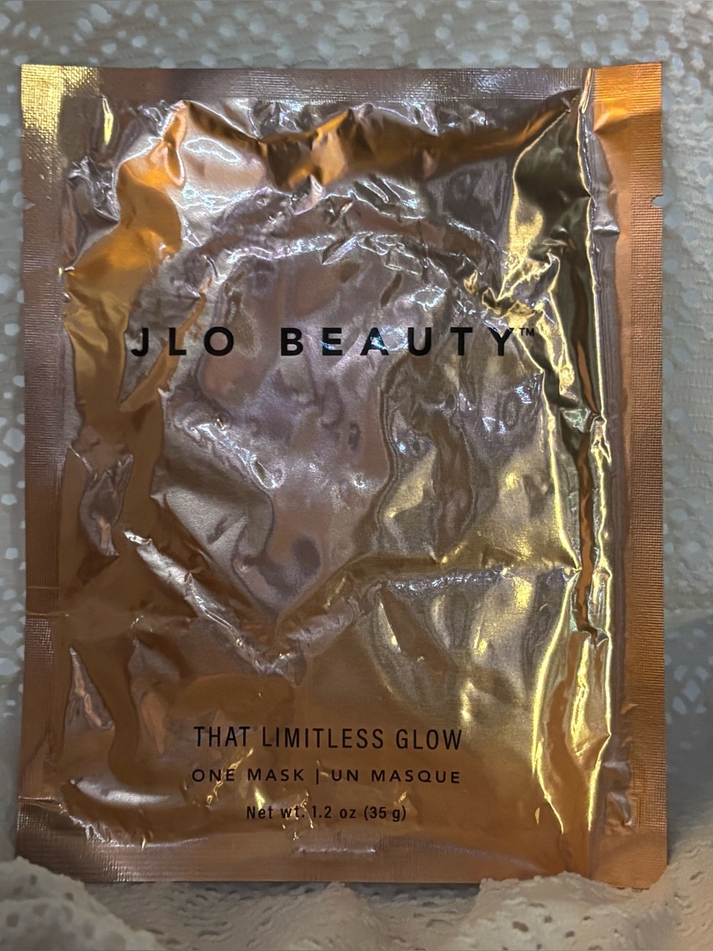 JLO Beauty That Limitless Glow Sheet Mask Unopened